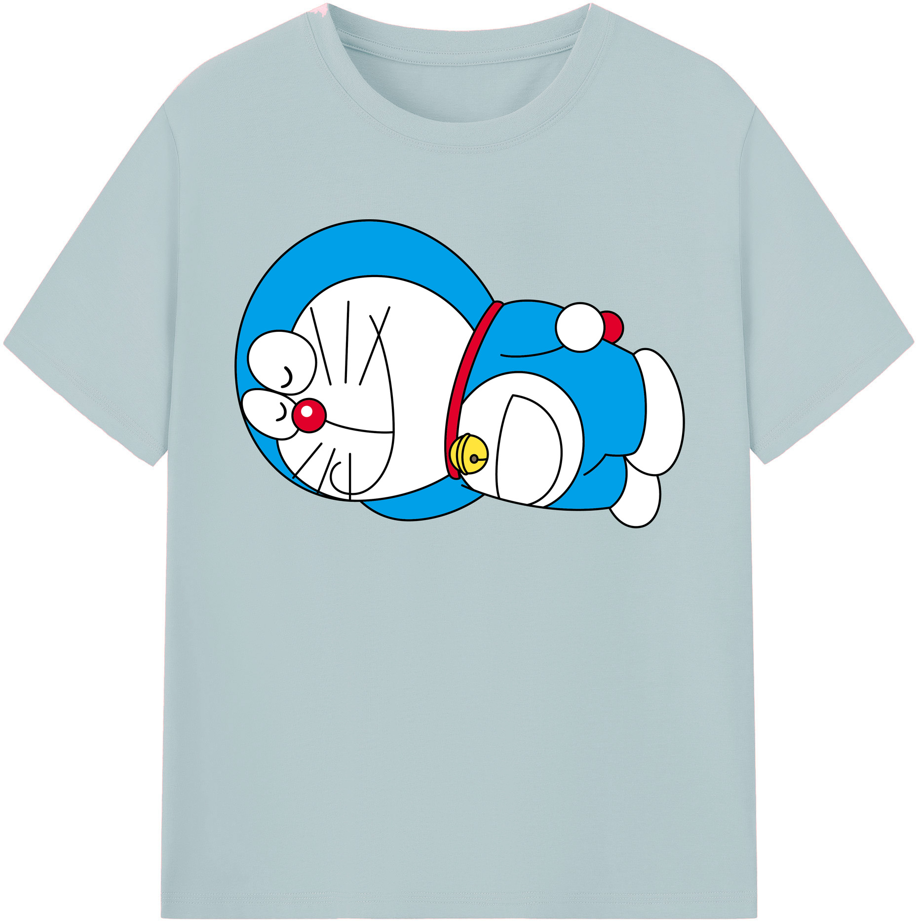 （画像用） ドラえもん Doraemon 綿100％半袖Tシャツ（フロントプリント）